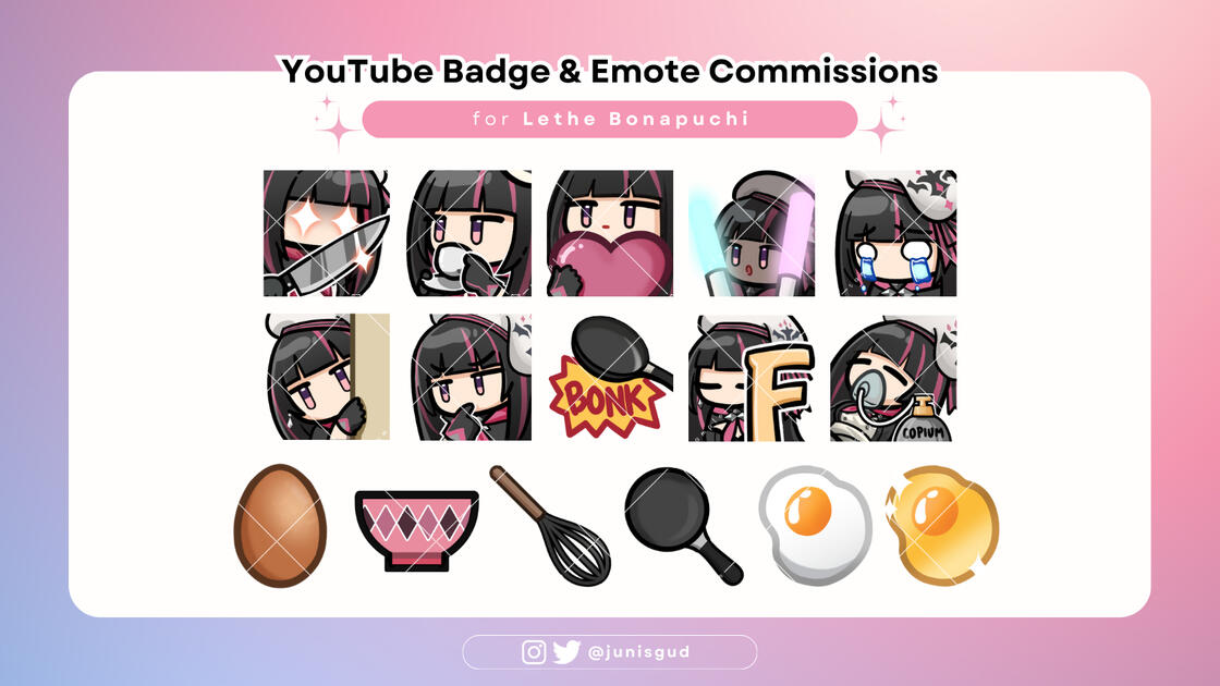 YouTube Badge &amp; Emote for Lethe Bonapuchi